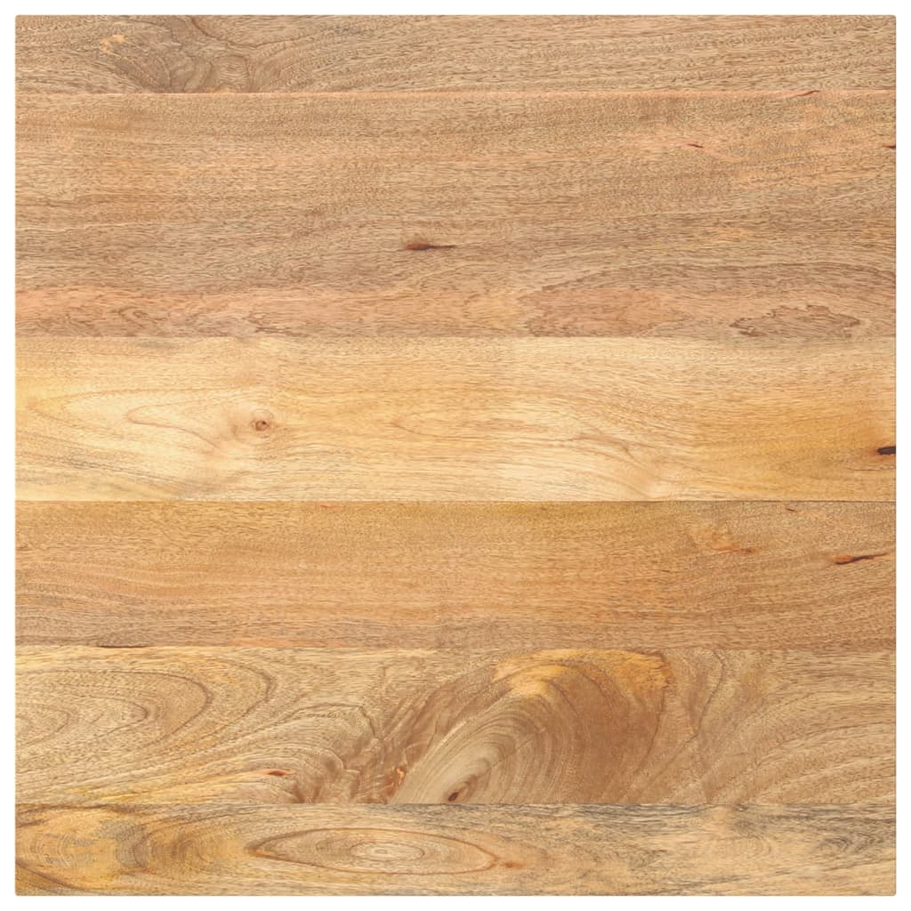 Tischplatte 80x80x3,8 Cm Quadratisch Massivholz Mango