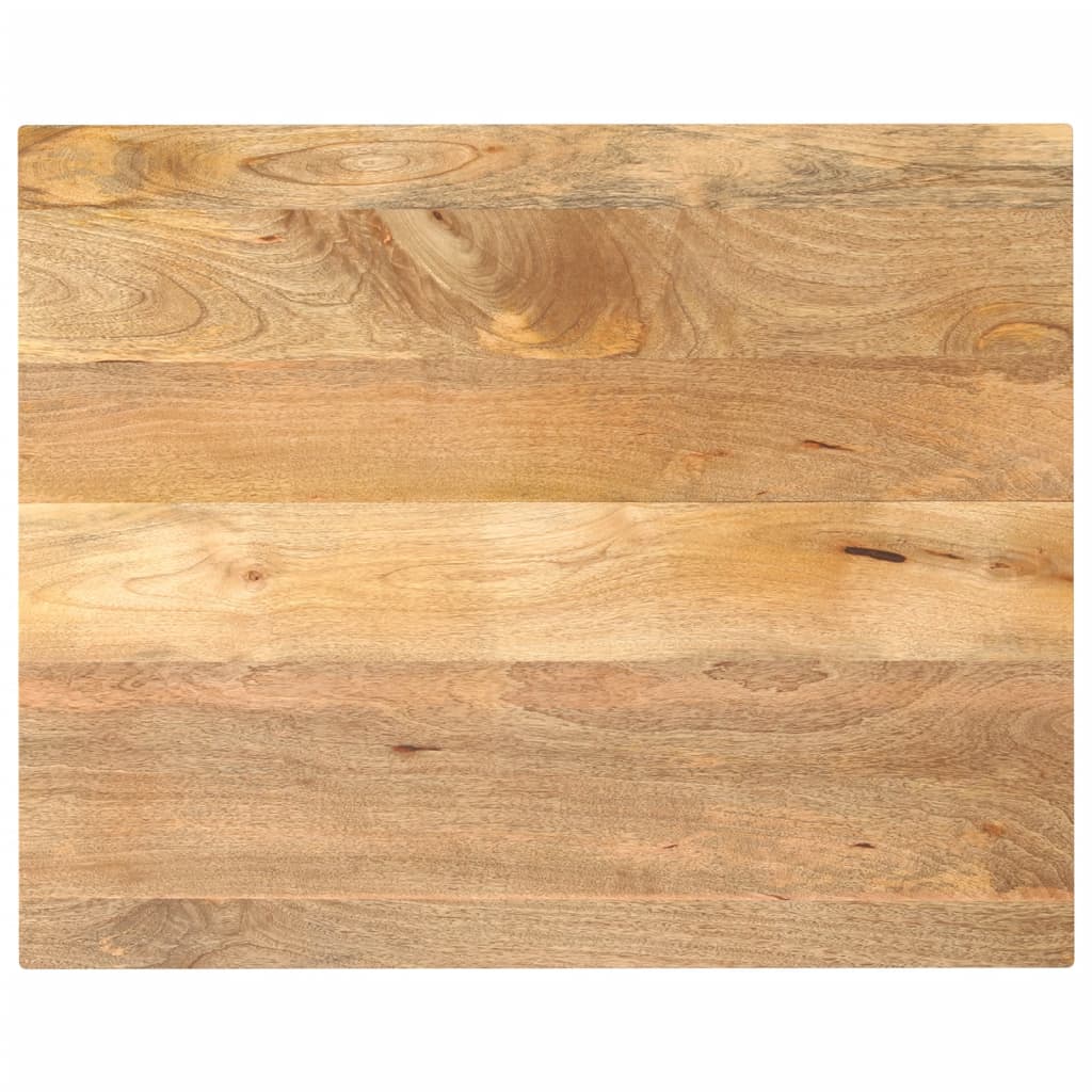 Tischplatte 90x80x3,8 Cm Rechteckig Massivholz Mango
