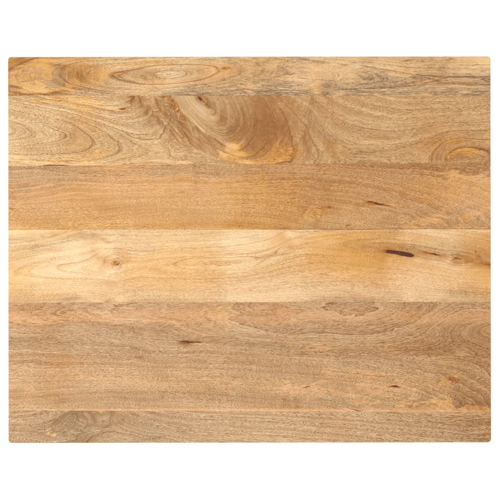Tischplatte 90x80x2,5 Cm Rechteckig Massivholz Mango