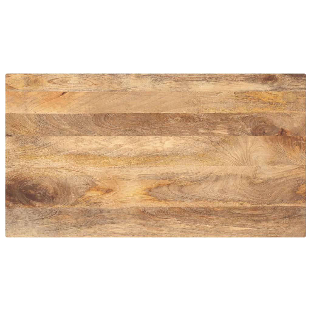 Tischplatte 100x70x2,5 Cm Rechteckig Massivholz Mango