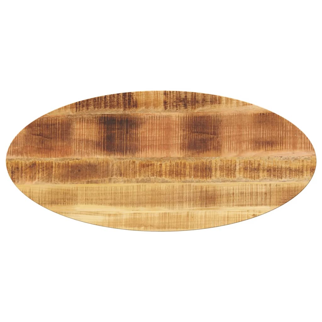 Tischplatte 110x40x2,5 Cm Oval Massivholz Mango