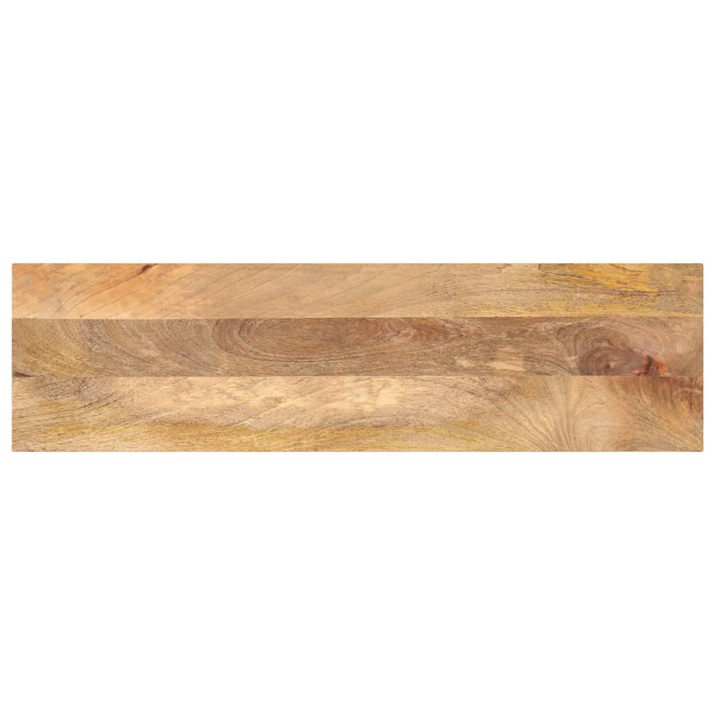 Tischplatte 120x40x2,5 Cm Rechteckig Massivholz Mango