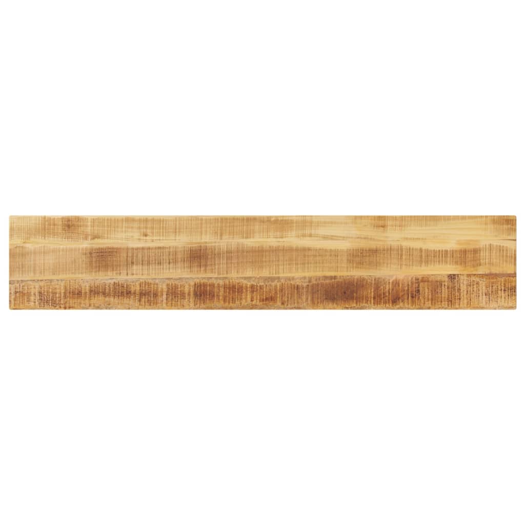 Tischplatte 180x20x3,8 Cm Rechteckig Raues Massivholz Mango