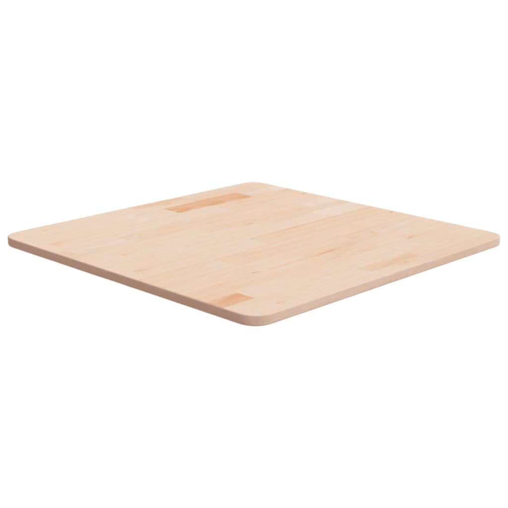 Tischplatte Quadratisch 60x60x1,5 Cm Eichenholz Unbehandelt