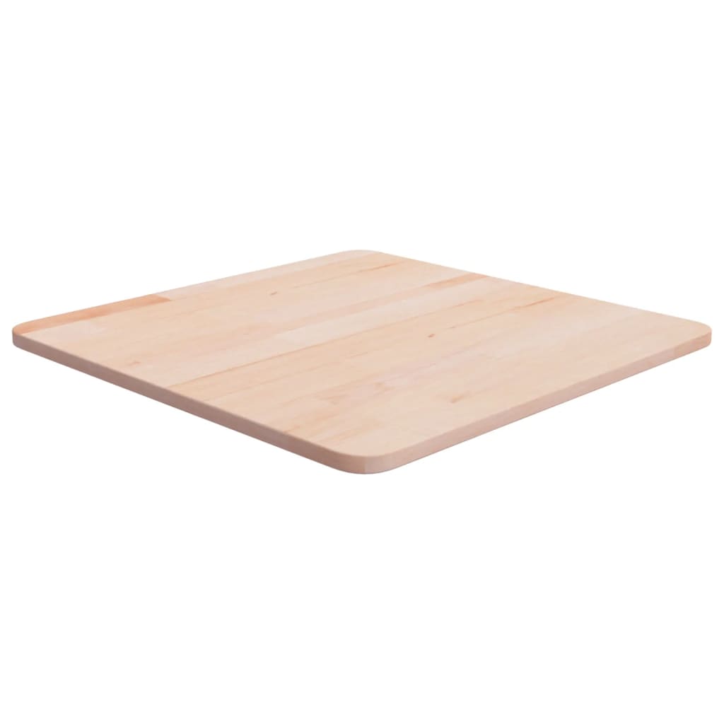Tischplatte Quadratisch 50x50x1,5 Cm Eichenholz Unbehandelt