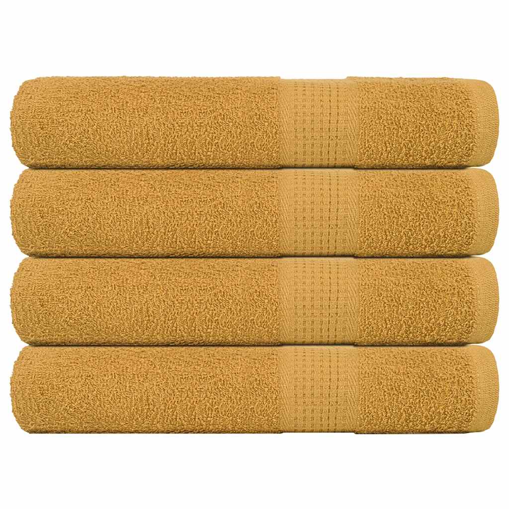 Handtücher Frogn 4 Stk. Gold 100x200 Cm 360 G/m²