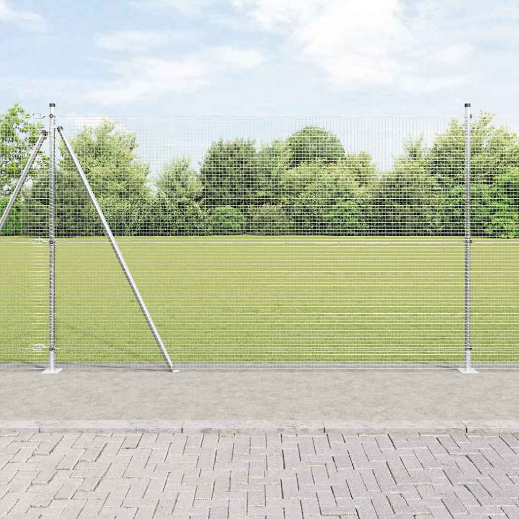 Zaunpfosten Silber 50 X 1,5 M (19 X 19 Mm Mesh) Stahl