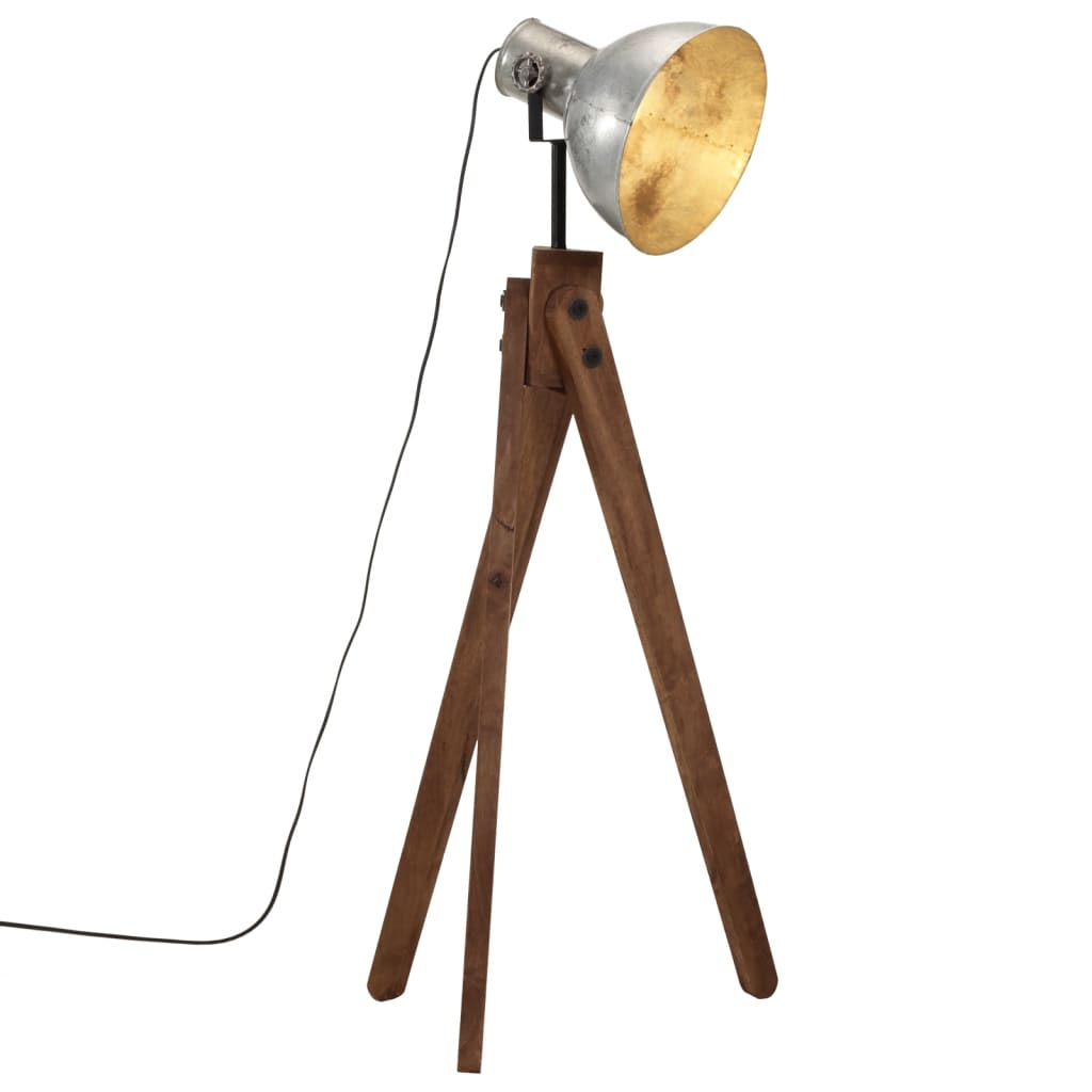 Stehleuchte 25 W Vintage Silbern 45x45x120 Cm E27