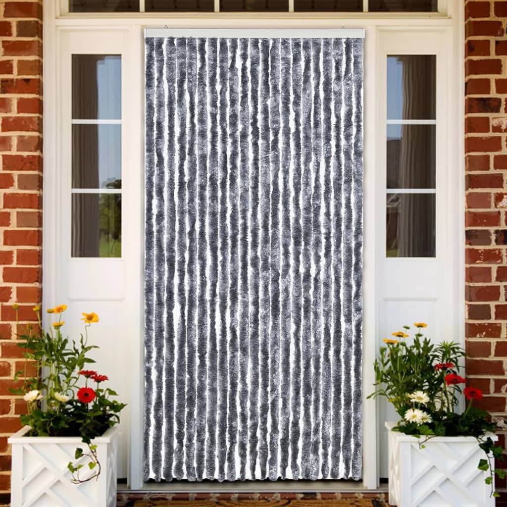 Insektenschutz-vorhang Silbern 90x220 Cm Chenille