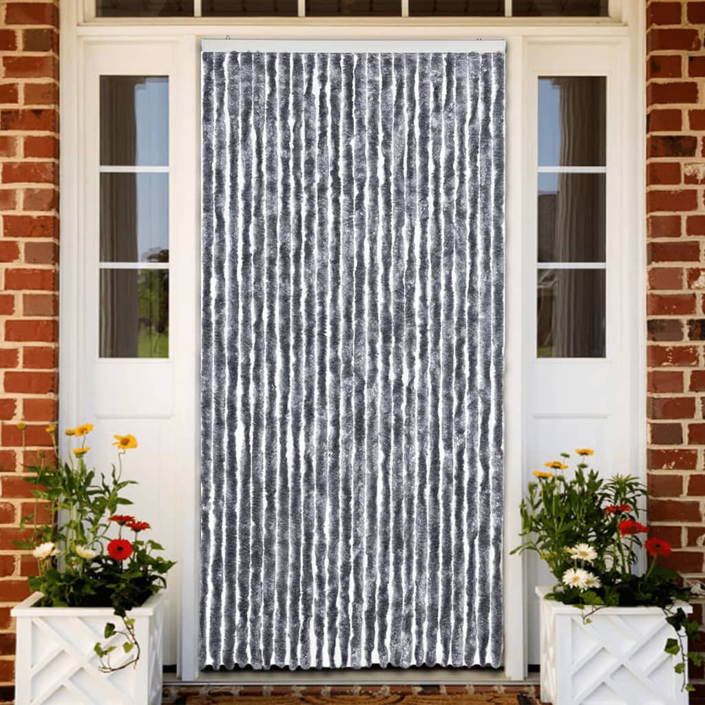 Insektenschutz-vorhang Silbern 100x220 Cm Chenille
