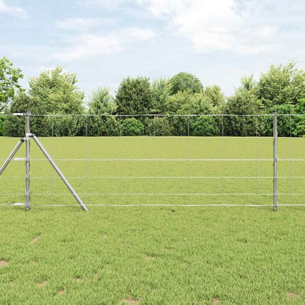 Feldzaun Silber 100 X 0,8 M Verzinkter Stahl