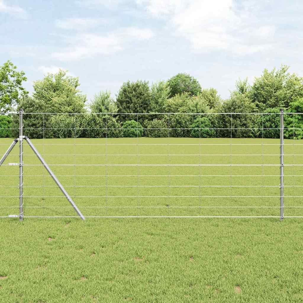 Feldzaun Silber 25 X 1 M Verzinkter Stahl