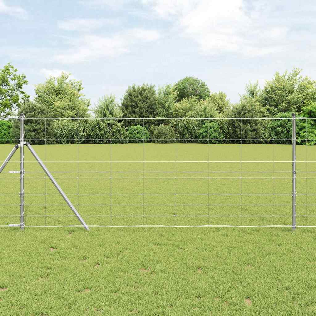 Feldzaun Silber 50 X 1 M Verzinkter Stahl
