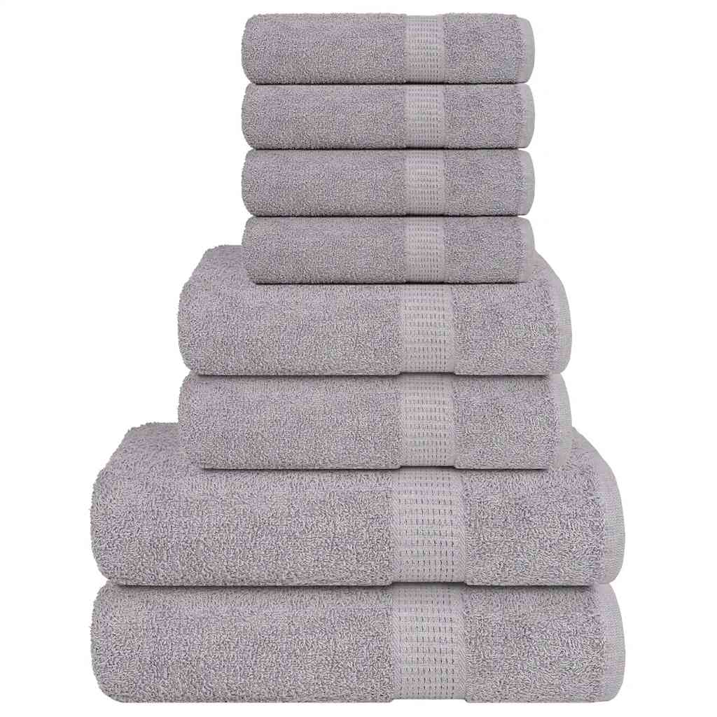 8-tlg. Handtuch-set Frogn Grau 360 G/m²