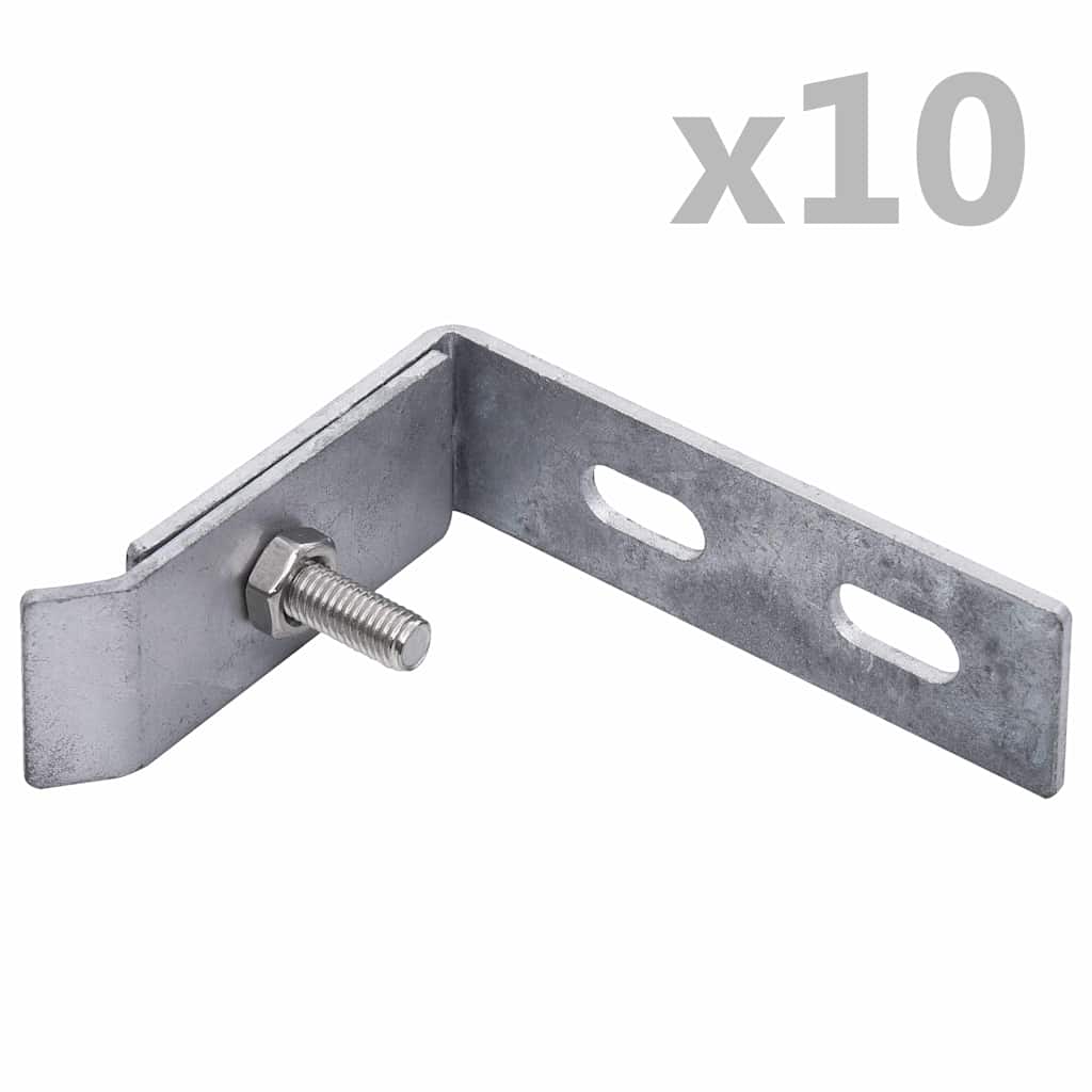 Wand-eckverbinder 10 Sets Silbern