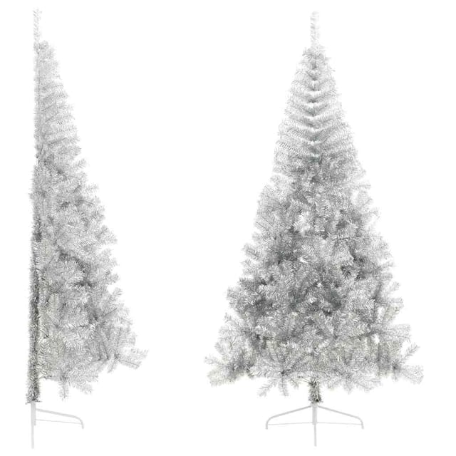 Künstlicher Weihnachtsbaum Mit Ständer Silber 210 Cm Pet