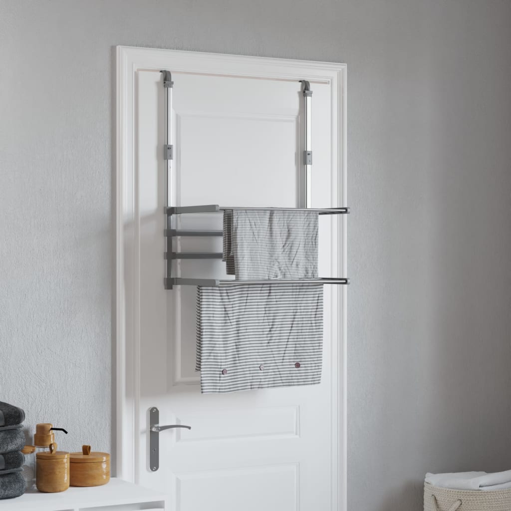 Wäschetrockner Für Balkon 54x25x42 Cm Aluminium