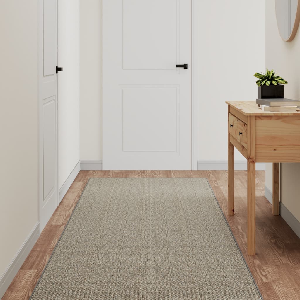 Teppichläufer Sisal-optik Silbern 80x300 Cm