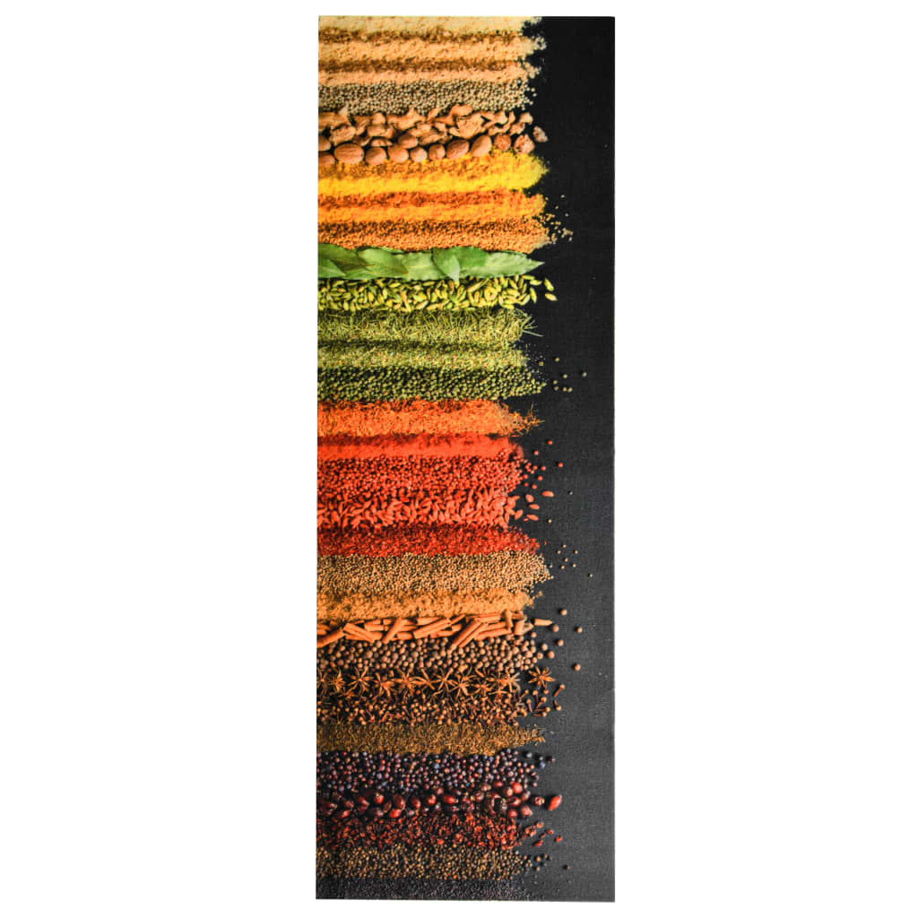 Küchenbodenmatte Waschbar Gewürze 60x180 Cm