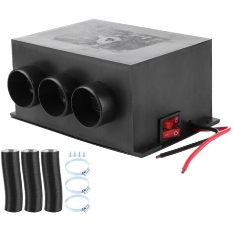 Tragbare 12v 300w Autoheizung Mit 3 Enteisungsöffnungen, Winterlüfter, Wärmefunktion, Windschutzscheibenenteiser Und Nebelscheinwerfer