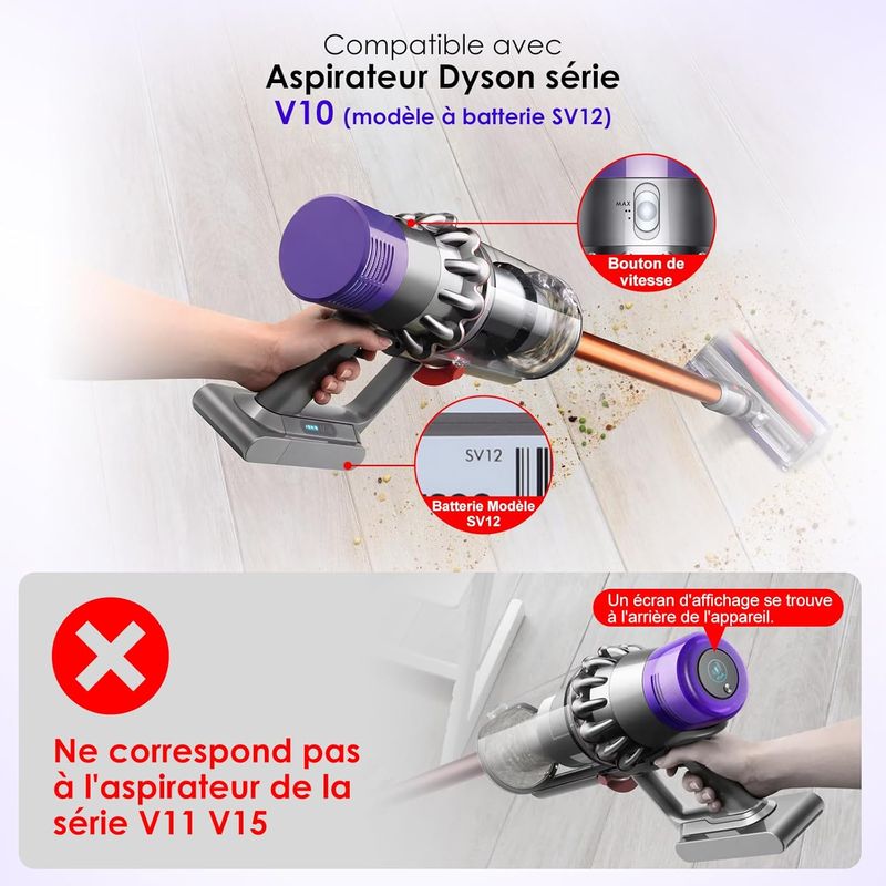 Dichtungsring Für Dyson V10, Dichtungsring Für Den Festen Staubbehälter Des Dyson V10 Sv12 Staubsaugers, Ersatzteile Für Den Dyson V10 Staubsauger