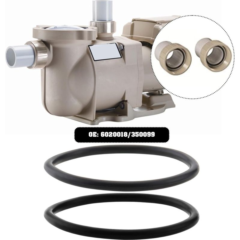 Satz Mit 3 Leckage-o-ringen 6020018 350099 Außendurchmesser 56 Mm Dicke 3,5 Mm Kompatibel Mit Pentair Superflo Und Supermax Gummi