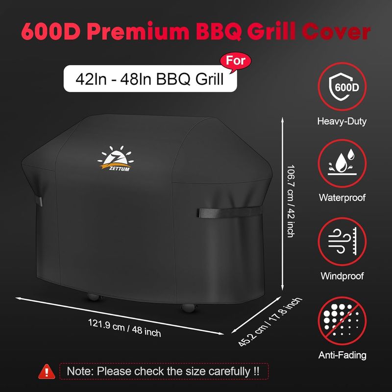 Grillabdeckung 121 Cm – 7138 – Outdoor-grillabdeckung Für Weber Spirit 200 Serie Gasgrill – Wasserdichte Schutzhülle Für Weber Spirit Ii 200 Serie, Spirit Ii E210