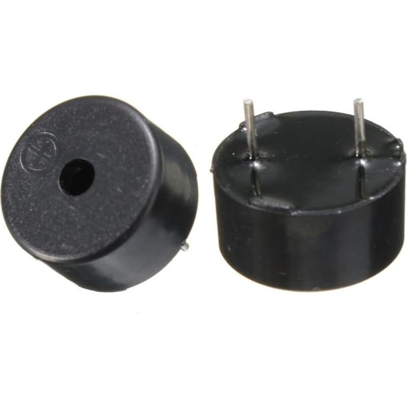Schwarzer Passiver Piezo-summer, Mini-elektronik-alarmmodul, Akustisches Warngerät Für Computer, Drucker Und Elektronische Bauteile (5er-pack)