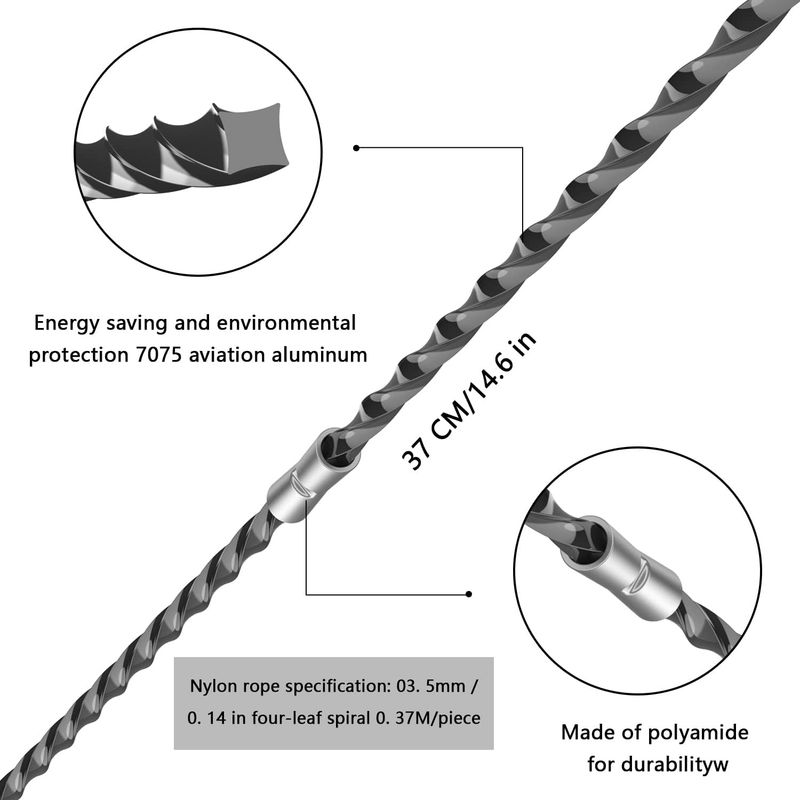 Packung Mit 20 Trimmerfäden (3,5 Mm Durchmesser), Ersatzspule Für Rasentrimmer, Kompatibel Mit Bosch Ersatzspule F016800431 Afs 23-3