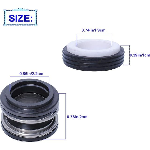 Ps-201 3/4" Poolpumpen-pad-set Spx1600z2 Kompatibel Mit Hayward Sp1600x5 Sp1607x10 Sp2800x5 Sp3010 (eeaz) Sp3010x15az