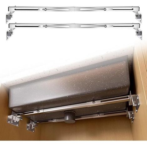 Verstellbare Edelstahl-spülbeckenstützen Für Schwere Küchenspülen, Einbauspülenstützen, Tragfähigkeit 200 Kg, Einbauspülenstützen (51-80 Cm)