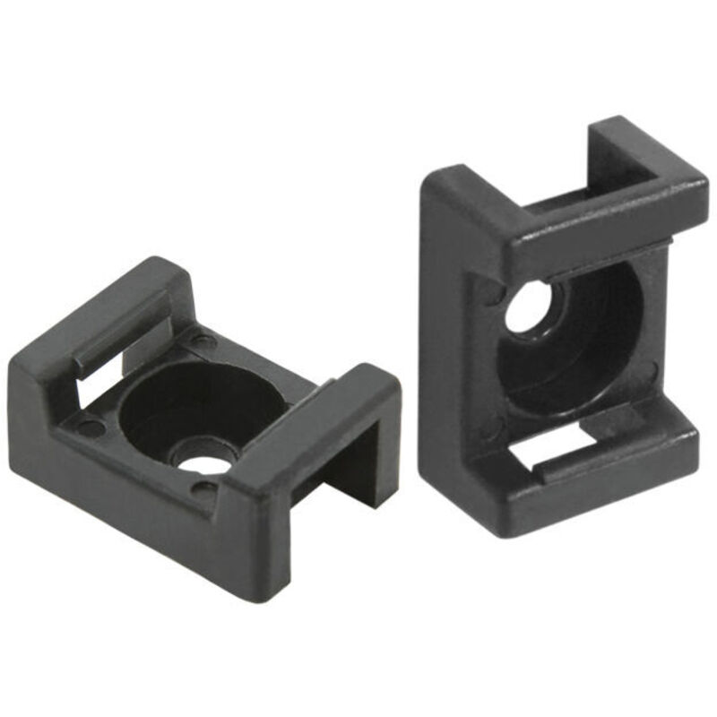 Einfache Basis Für 9-mm-halsketten, Schwarz, 100er-packung