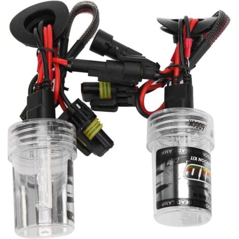 6000k Xenon-scheinwerferlampen, H7-sockel, 35w Hid-autoscheinwerferlampe, 6000k, Superleistung, Überlastschutz, Universal 12v