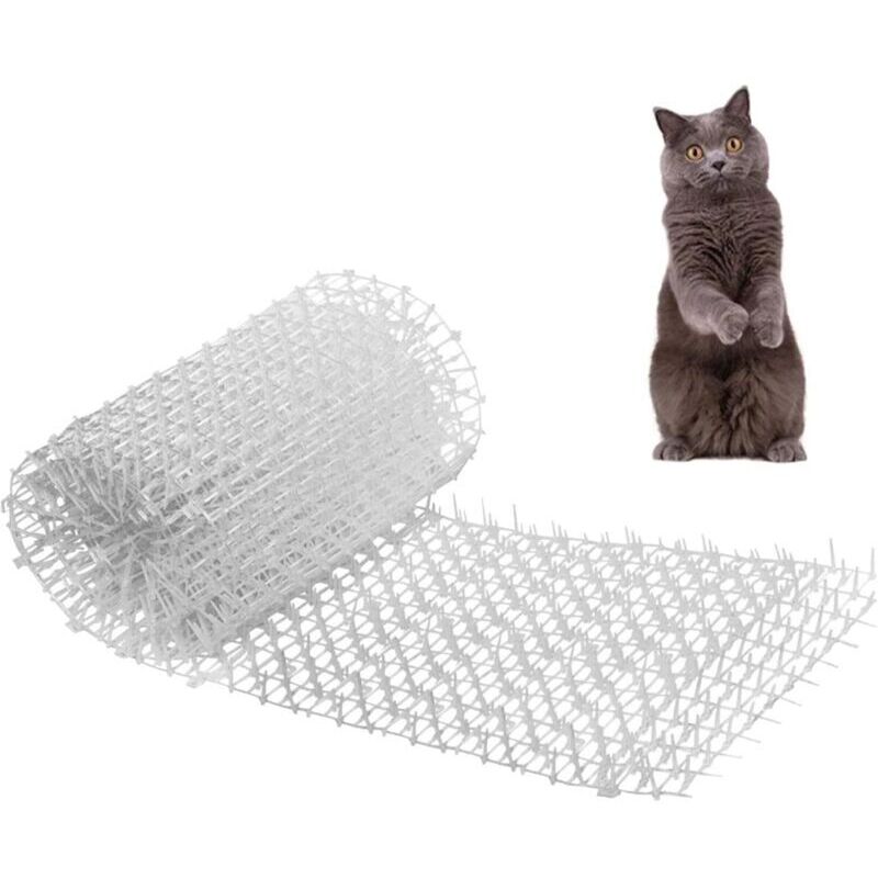 Dornenschutzgitter Für Den Garten, Hundesicher, Katzen- Und Haustiermatte, 30 X 200 Cm, Weiß