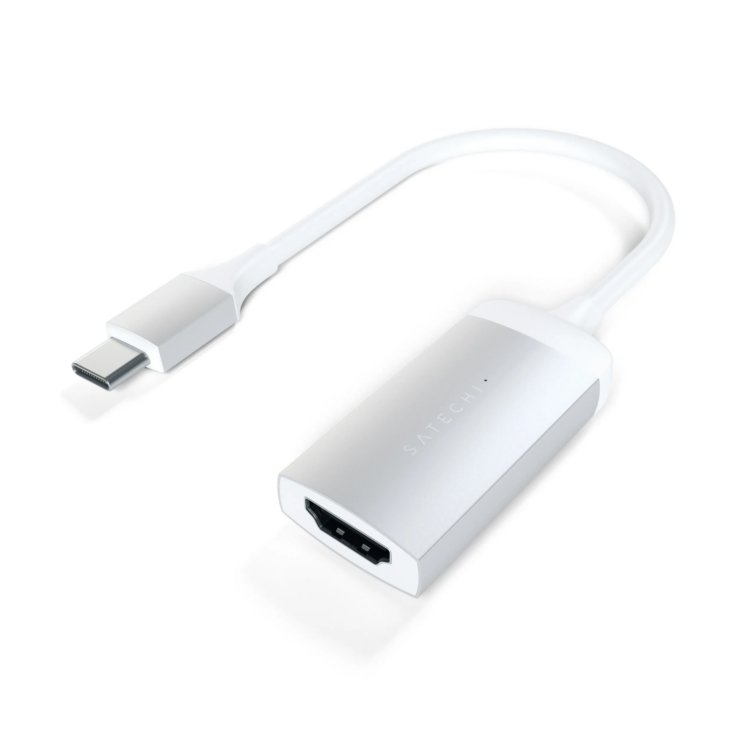 [gebraucht] B-ware Satechi Usb C Hdmi Adapter Hdmi Adapter Konverter Hdmi Kabel Silber