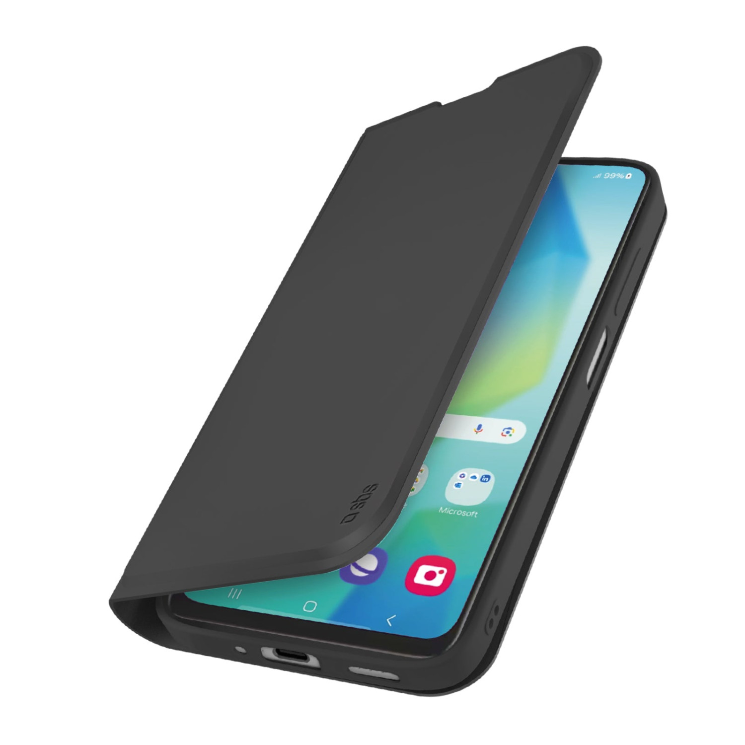 Sbs Tewalsaa17k Handy-schutzhülle Geldbörsenhülle Schwarz