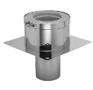 Kerastar Grundplatte Für Kaminverlängerung, 160mm