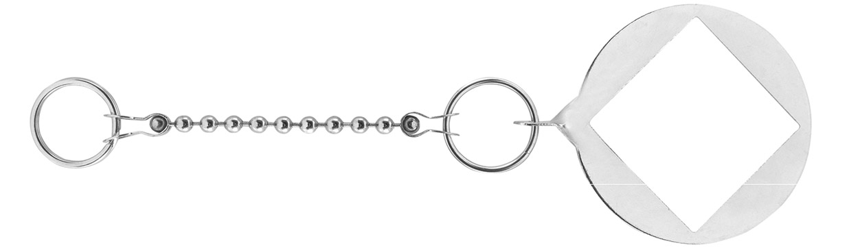 Stedo Kettenhaltergarn. 30 Cm Ms Ver- Chr. Standhahnring Eckig