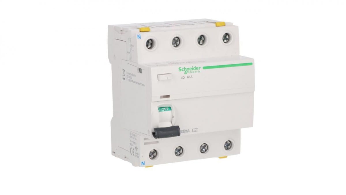 Iid 4p 63a 100ma Fehlerstromschutzschalter Typ Ac A9z12463