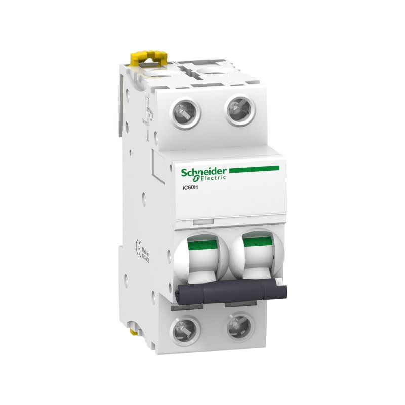 Schneider A9f87206 Acti9 Ic60h – Leistungsschalter – 2-polig – 6 A – C-charakteristik – 400 V Ac – 10.000 A/15 Ka