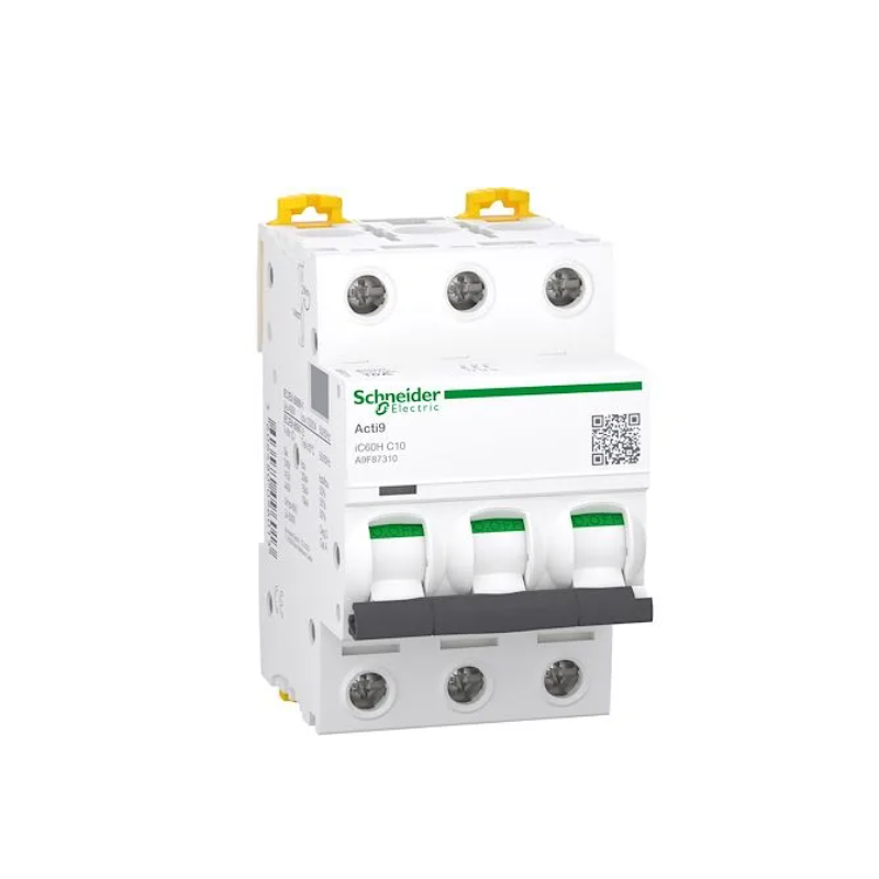Schneider A9f87310 Acti9 Ic60h – Leistungsschalter – 3-polig – 10 A – C-charakteristik – 400 V Ac – 10.000 A/15 Ka