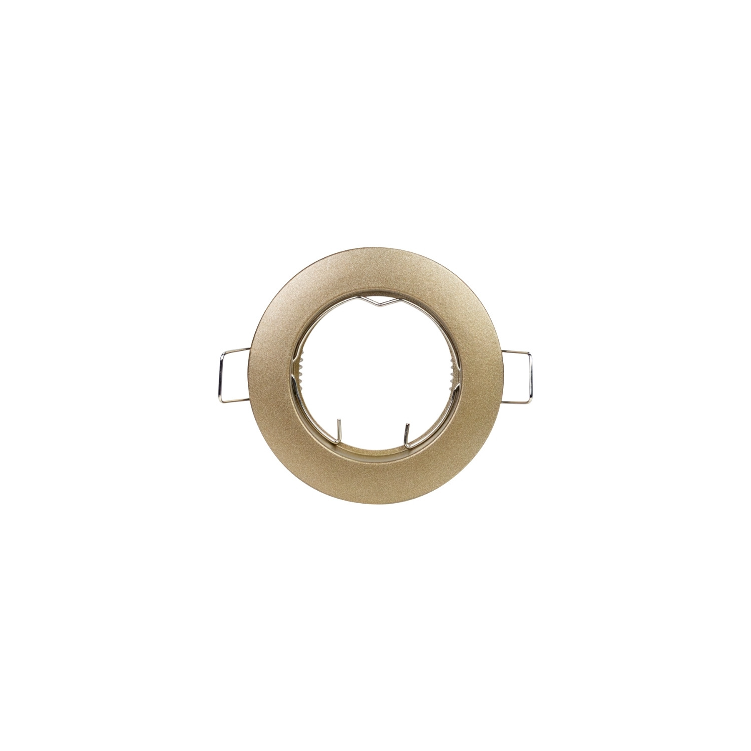 Runde Einbau-lampenfassung Gu10, Ip20, Gold, Ø 7,8 X 2,5 Cm, Secom