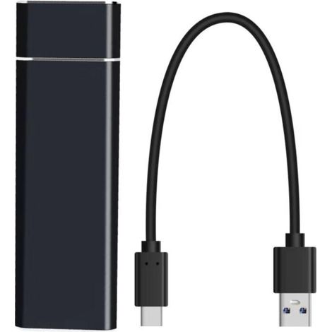 Ymyny 64 Gb Externe Ssd-festplatte – Ultraschlank, Kostenloser Otg-/usb-c-adapter, Für Laptops, Lesegeschwindigkeit Bis Zu 430 Mb/s, Schreibgeschwindigkeit Bis Zu 370 Mb/s, Extern Für Computer