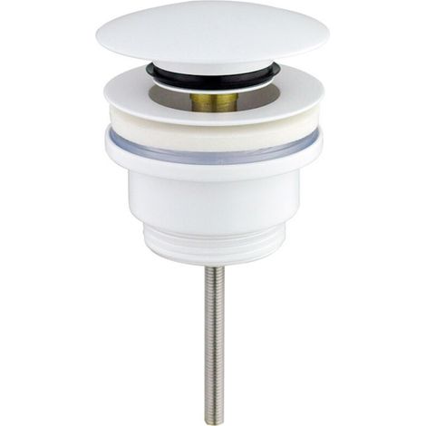 Rea Gold Click-clack Universal-spülbeckenablaufstopfen – Weiß