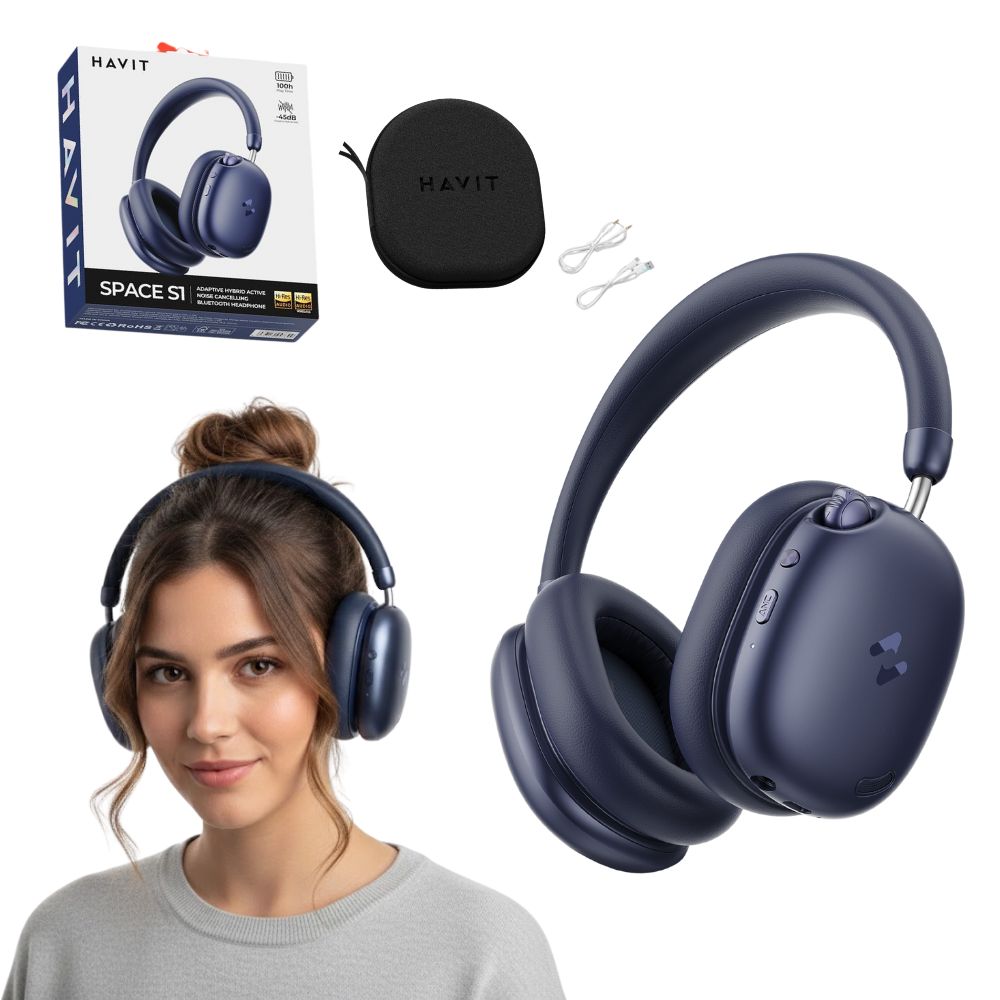 Havit Space S1 Kabellose Kopfhörer (blau)