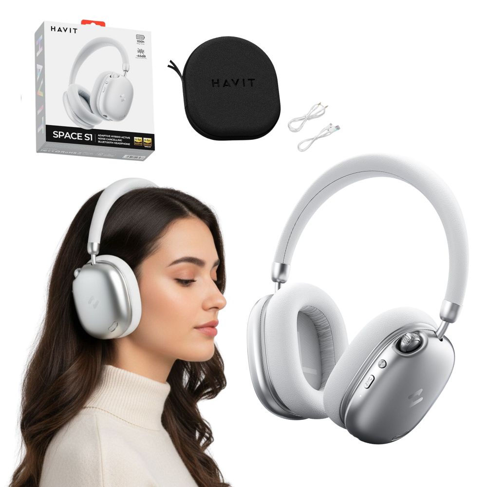 Havit Space S1 Kabellose Kopfhörer (silber)