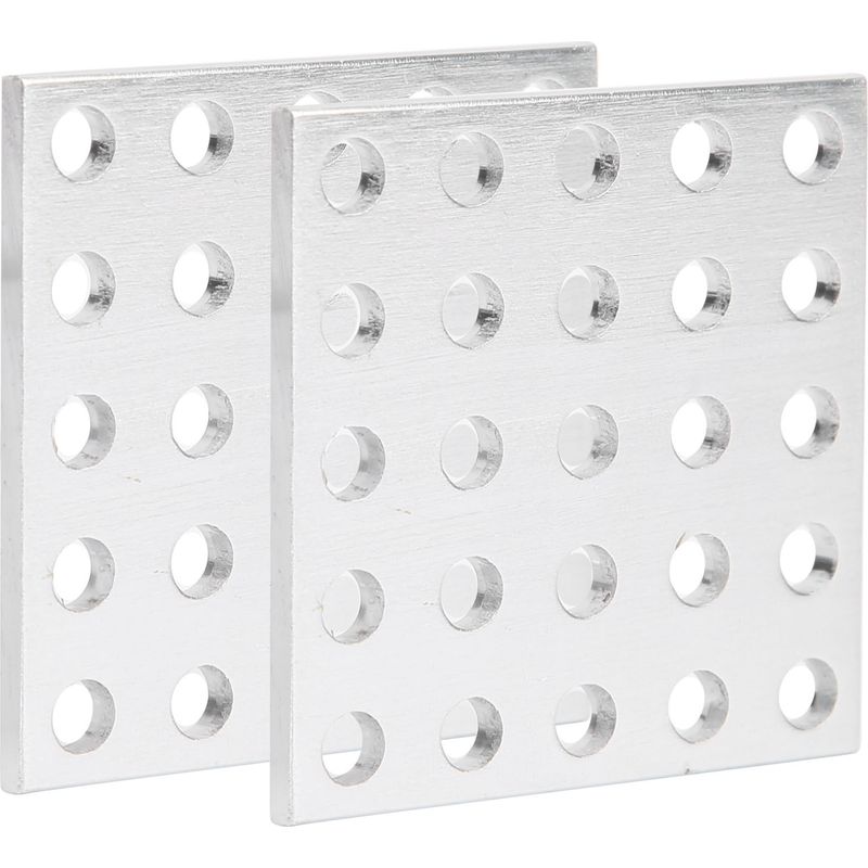 Stück Aluminium-gitterlochplatte 5x5 Löcher Industrieteile 3116-0040-0040