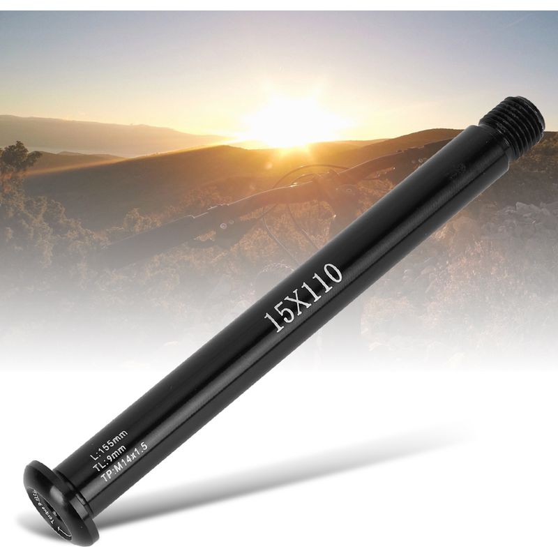 Schwarze Aluminium-boost-15x110-mm-mountainbike-gabelachse Für Rockshox Und Fox
