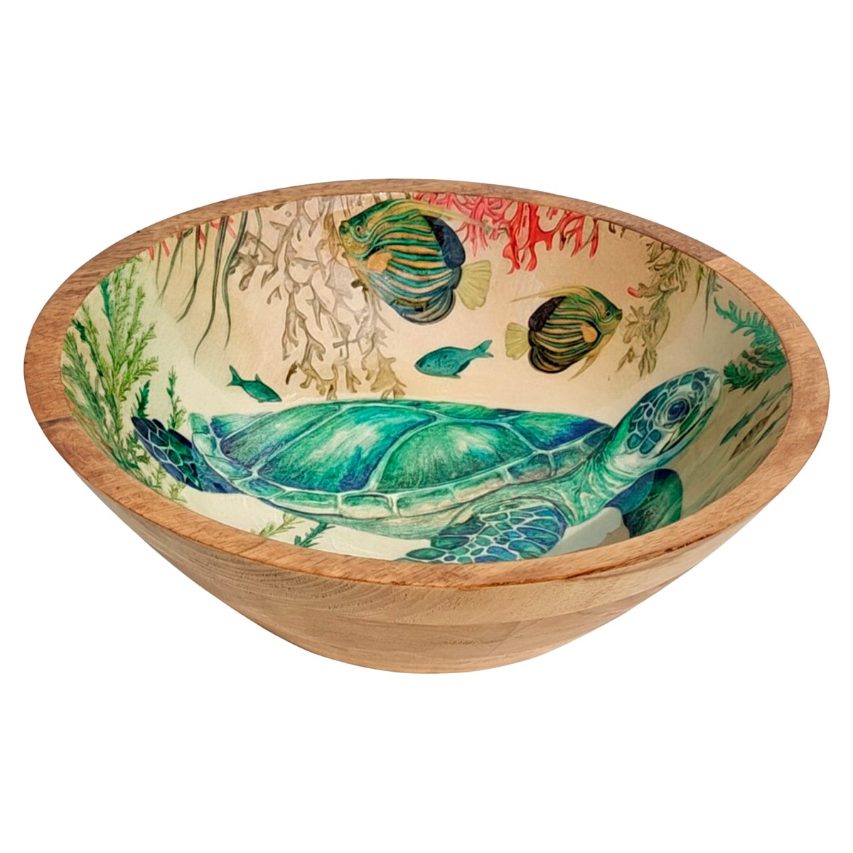 Schildkrötenschale L Aus Holz Und Kunstharz Aquatische Dekoration