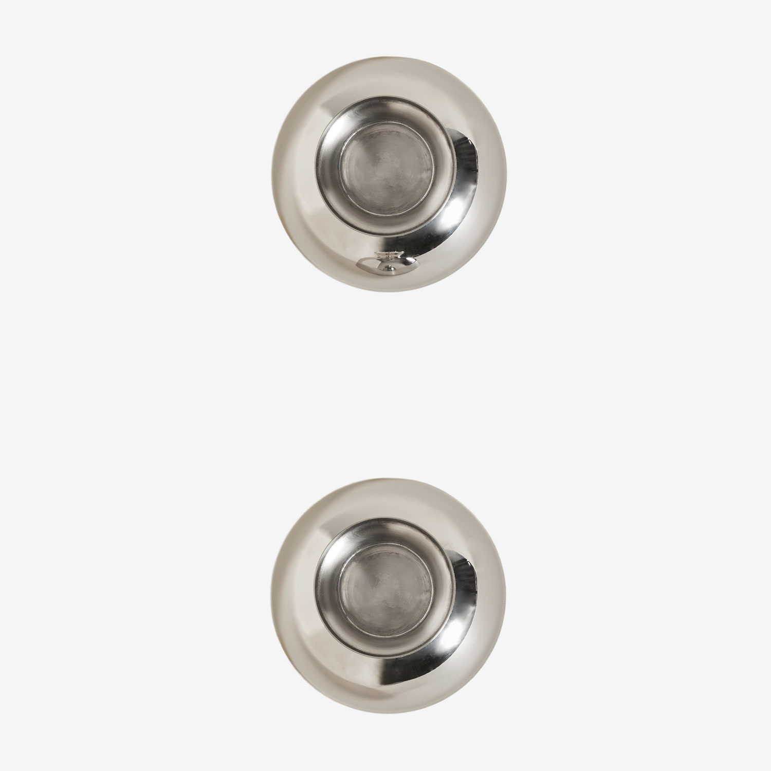 Sklum Pack Mit 2 Schalen Aus Edelstahl Ladispoli Ø12 Cm